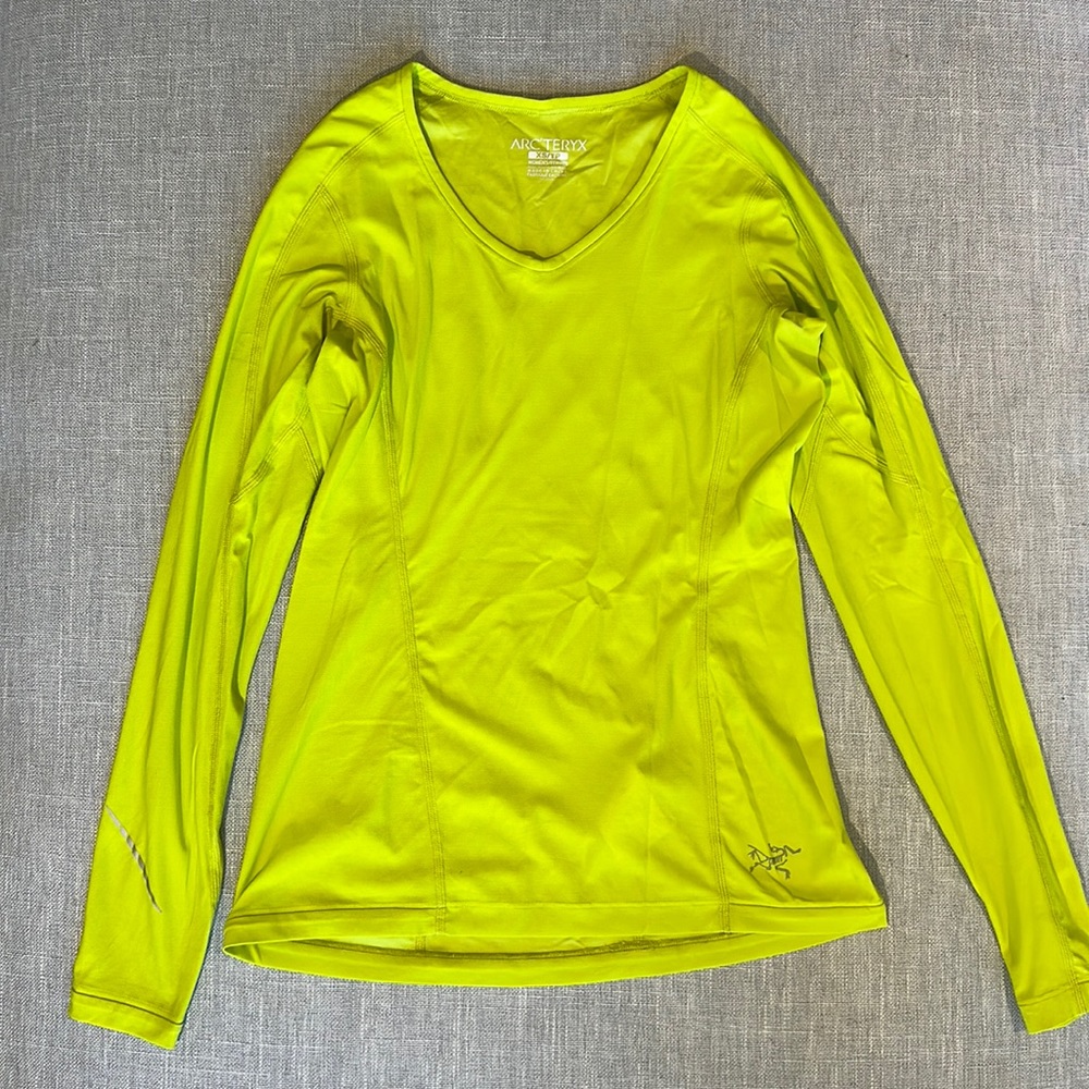 Neon Yellow Arcteryx V Neck